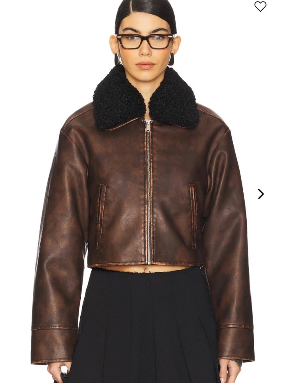Lexi Faux Leather Jacket |  MORE TO COME